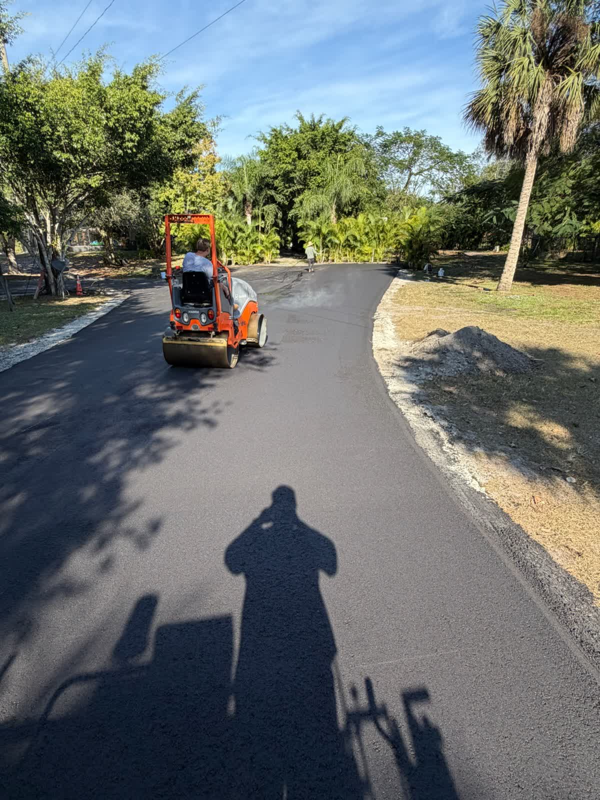 Original Asphalt crew on a Florida paving job